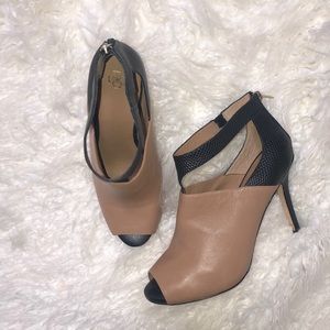 Ann Taylor Black and Tan Heels